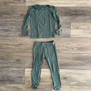 Kyte BABY 2T Long Sleeve Pajamas in Teal-ish 🌊